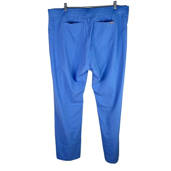 Figs Basic High Waisted Livingston Scrub Pants 2XLT XXL/T T21003T Ceil Blue New - Picture 3 of 12